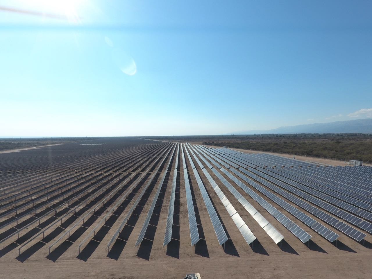 Parque Eolico Pampa — obra en campo